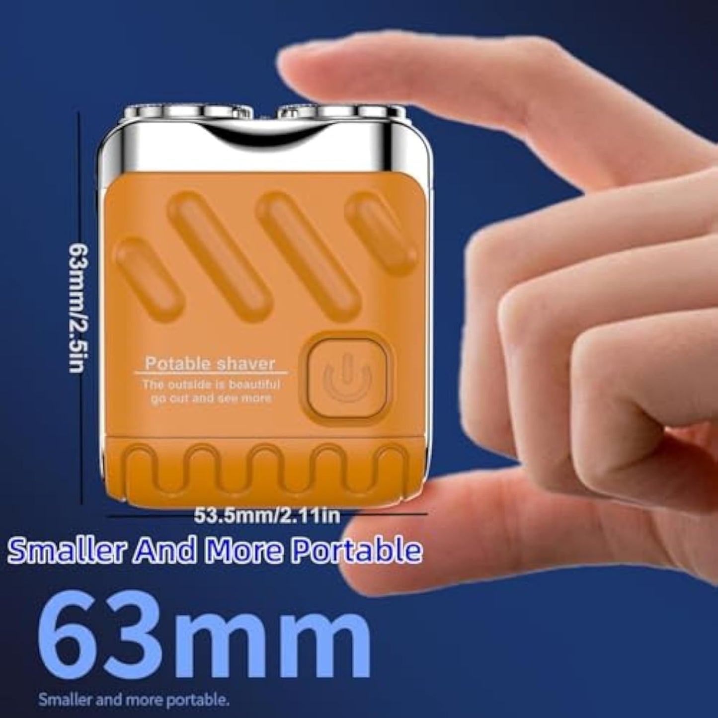 Mini Rasoir Électrique Portable à Double Anneau