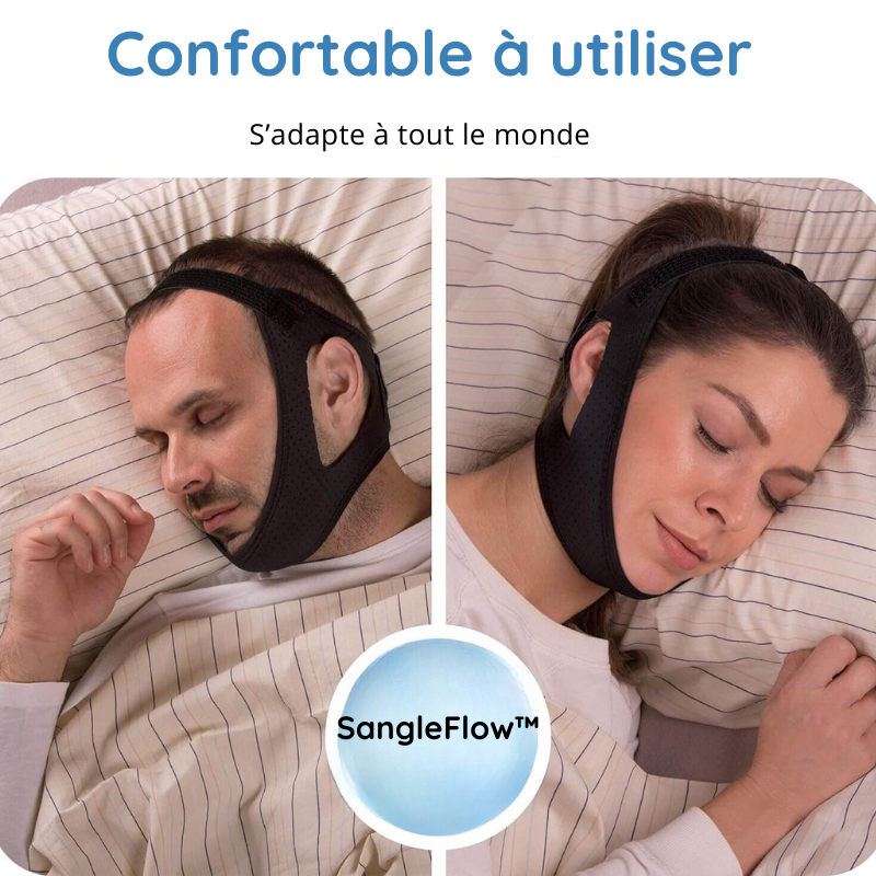 Sangle de Mâchoire médicale ANTI-RONFLEMENT & ANTI-APNÉE