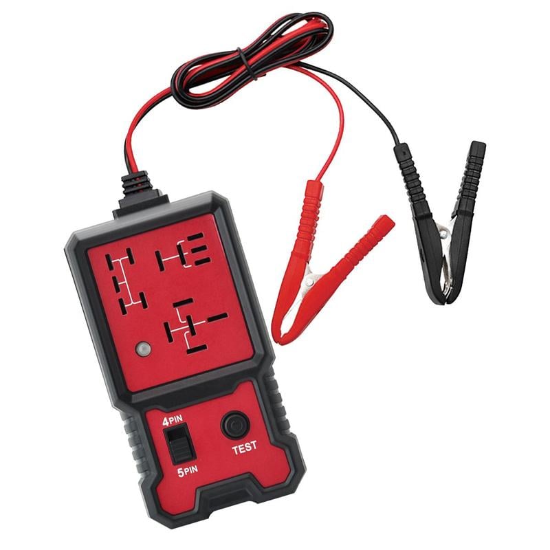Changor Testeur De Relais Automobile Multifonctionnel 12V - Testeur De Relais Voiture Rouge - Diagnostic Facile Et Précis