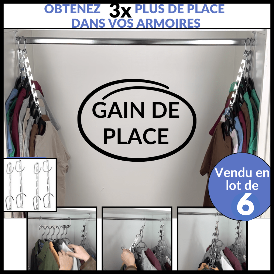 Cintre Place Max - Lot de 6