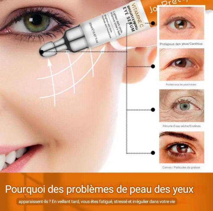 Crème anticernes, anti-poches, anti-rides éclaicissante JoyPretty