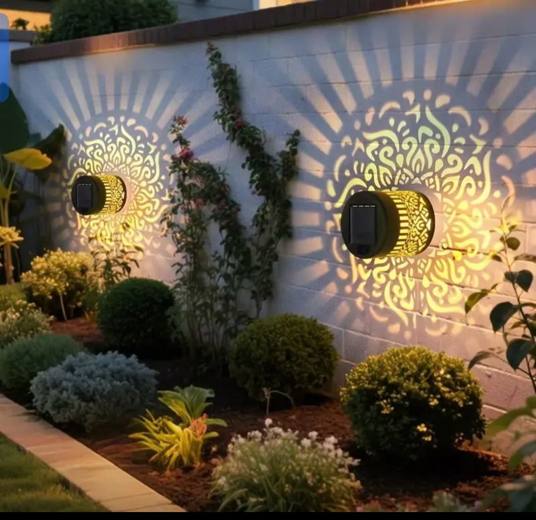 Lampe solaire d'exterieur decorative Mandala