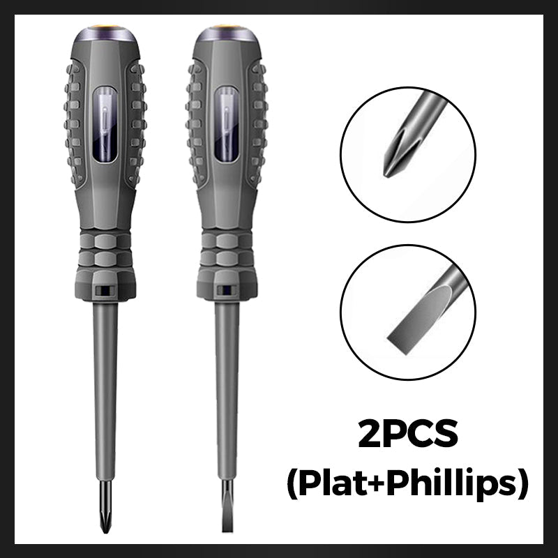 Tournevis Magnétique 2-en-1 - Détection de Tension Integrée avec 20 Embouts pour Réparations Précises