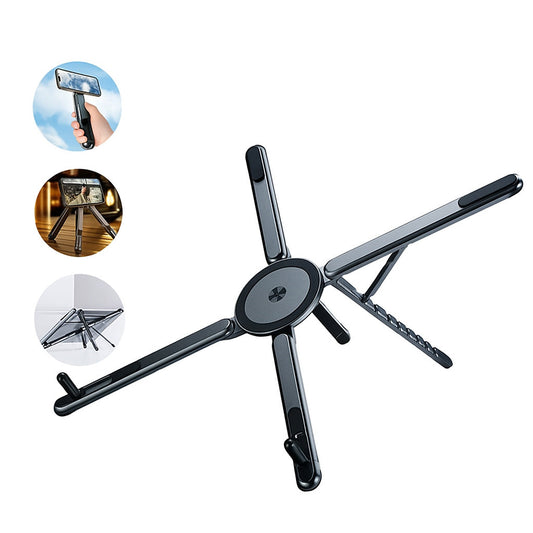 Support magnétique pliable 4 en 1, léger et multifonctionnel