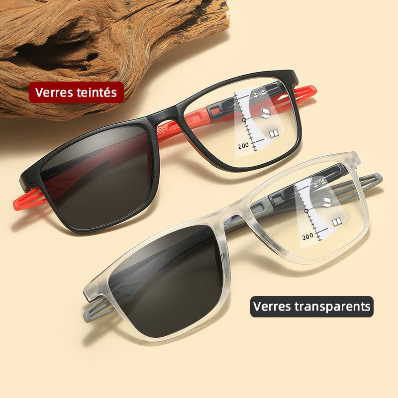 LUNETTES DE LECTURE SPORT TR À MONTURE CARRÉE ULTRA-LÉGÈRES ANTI-LUMIÈRE BLEUE