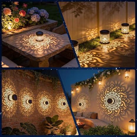 Lampe solaire d'exterieur decorative Mandala //