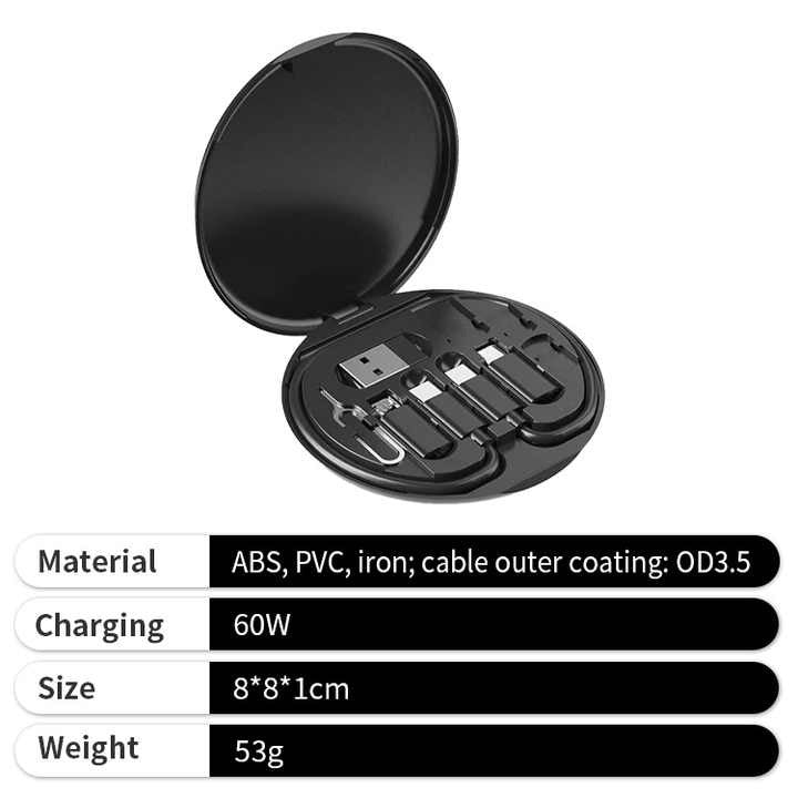 ADAPTATEUR DE CHARGE 6 en 1
