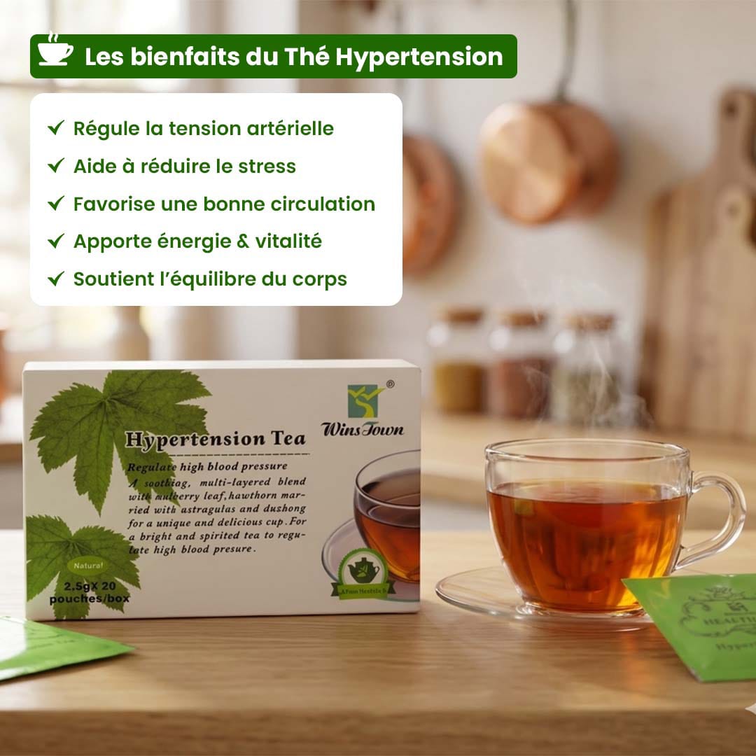 Thé aux herbes régulant la Tension et le Stress