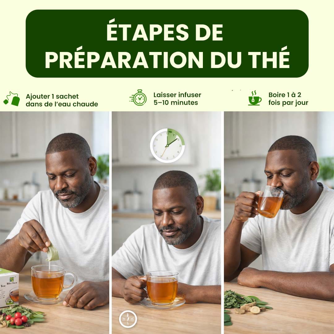 Thé aux herbes régulant la Tension et le Stress