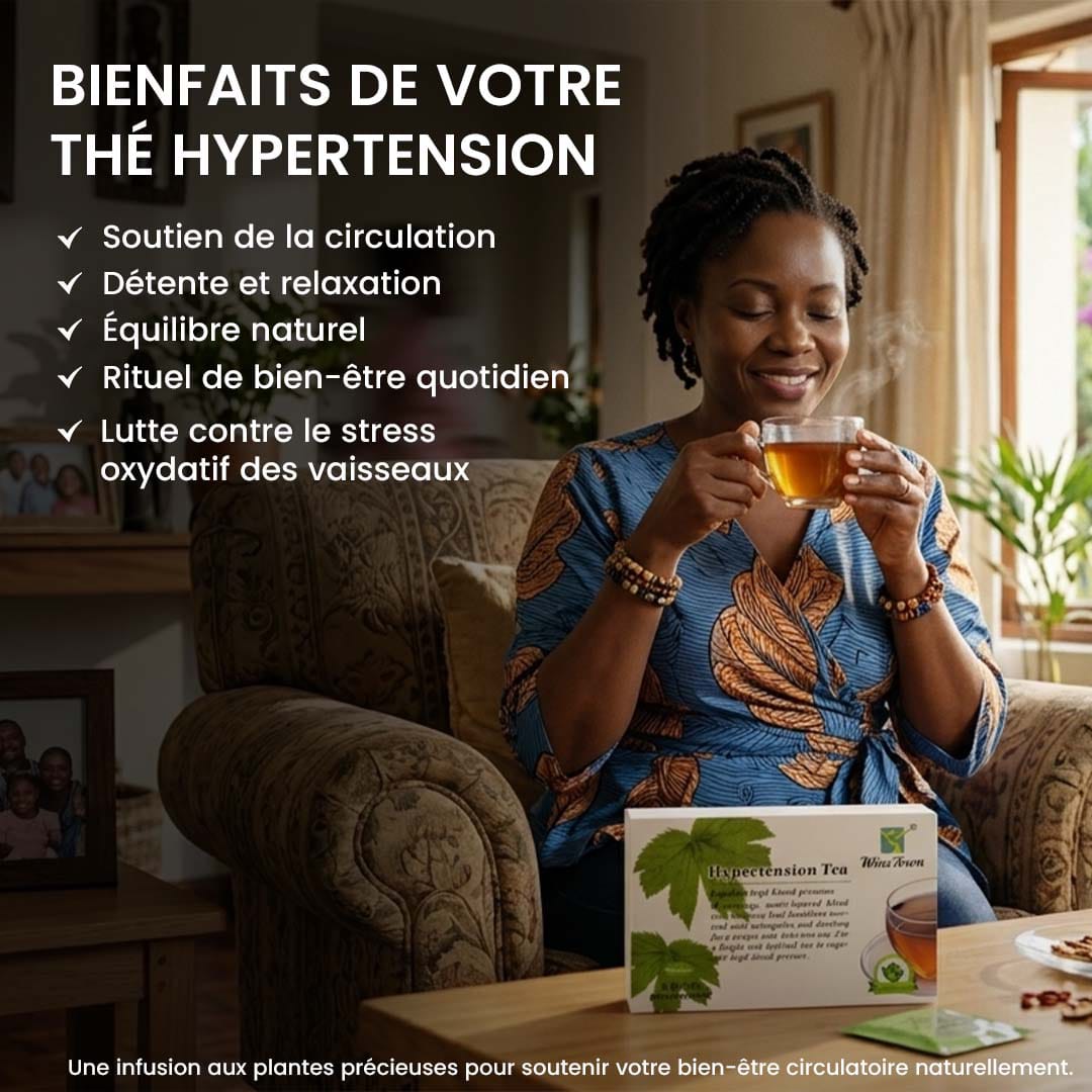 Thé aux herbes régulant la Tension et le Stress