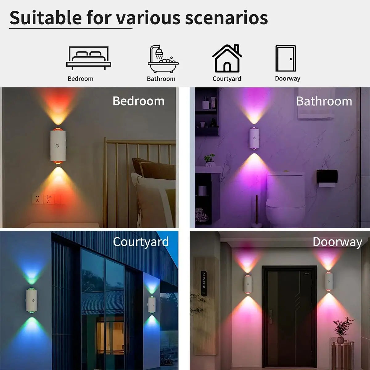 Veilleuse Led intelligente avec capteur de mouvement rechargeable
