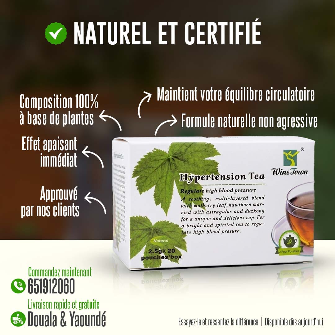 Thé aux herbes régulant la Tension et le Stress