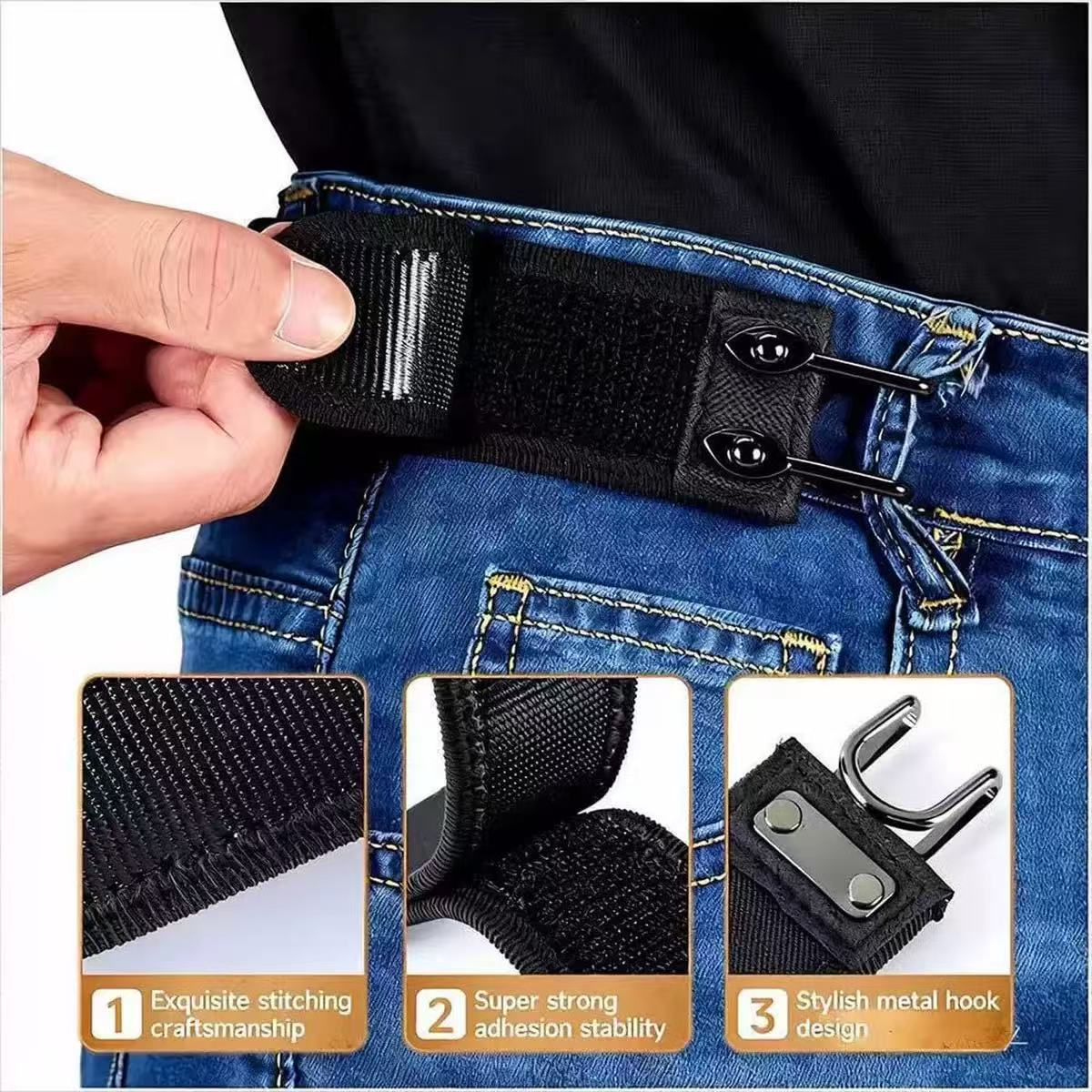 Paire de ceinture invisible ajustable pour homme et Femme