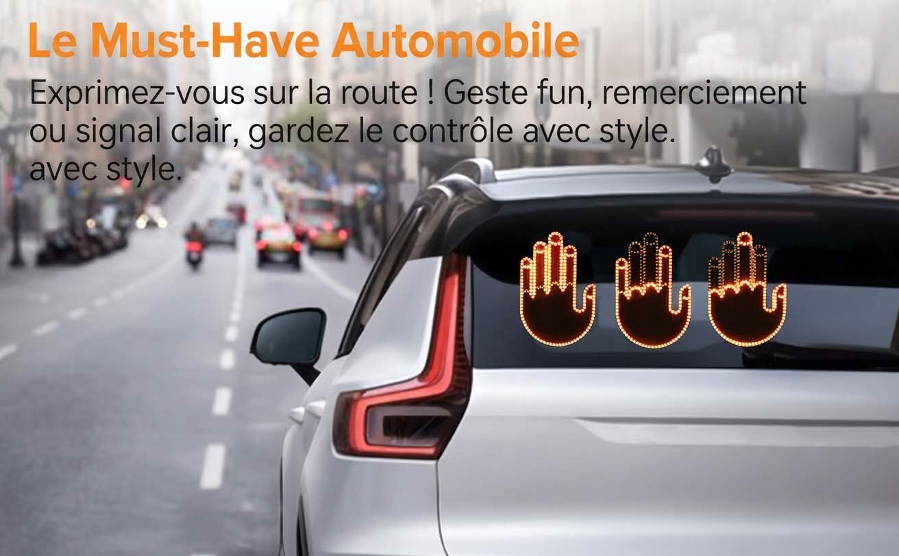 Lampes Led Gestuelles pour Voiture
