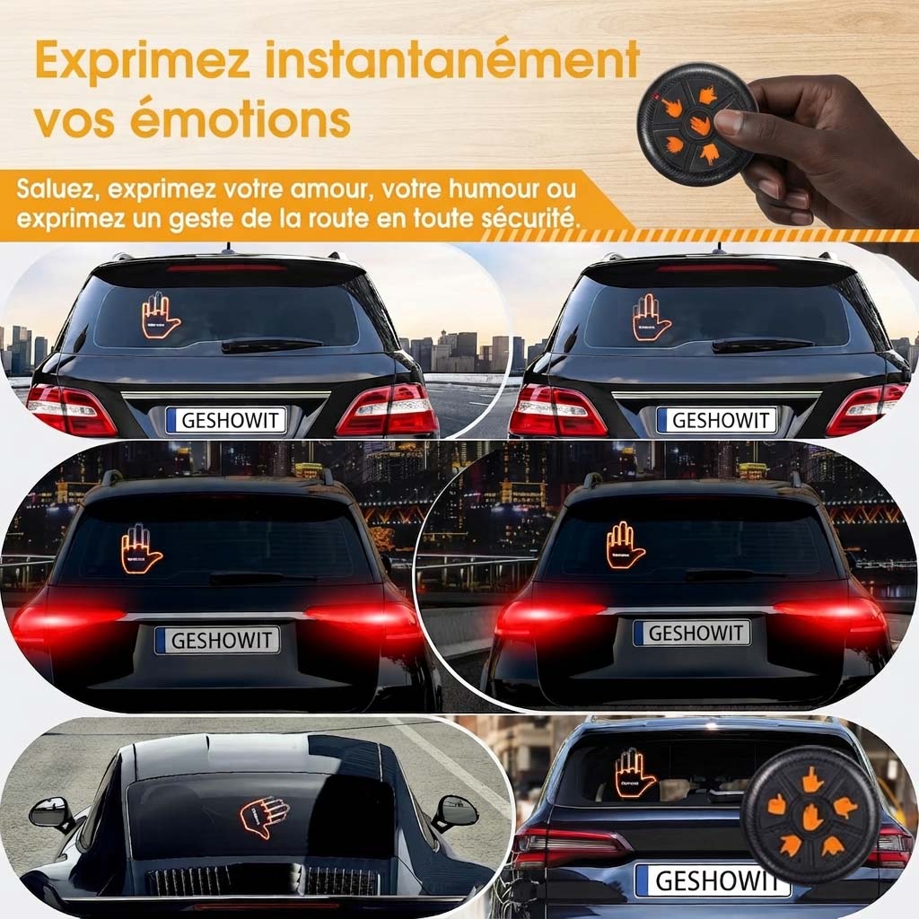 Lampes Led Gestuelles pour Voiture