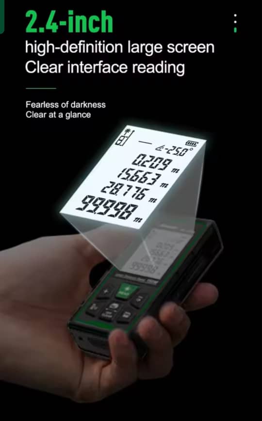 Télémètre Numérique Laser de 120m