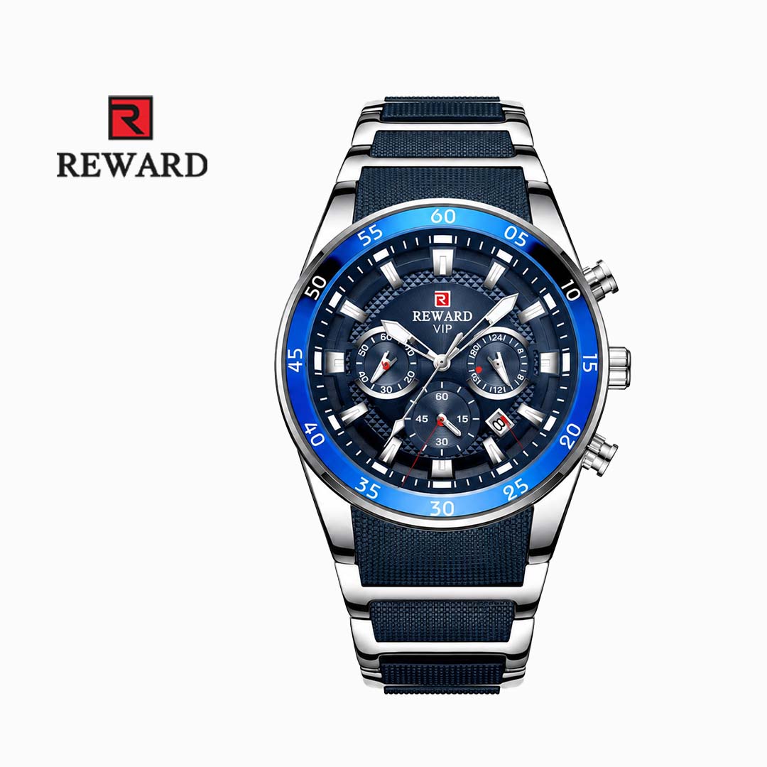 Montre de Luxe Multifoncion REWARD Authentique pour Homme