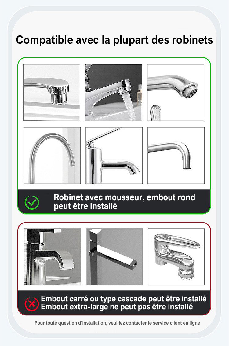 Robinet d'eau chaude sans réservoir avec affichage numérique, chauffe-eau instantané pour cuisine
